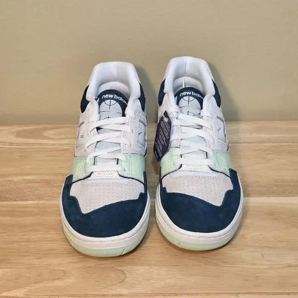 New Balance 550 Clay Ash Melon Water Green Gray Shoes BB550FLV Men's Size 9